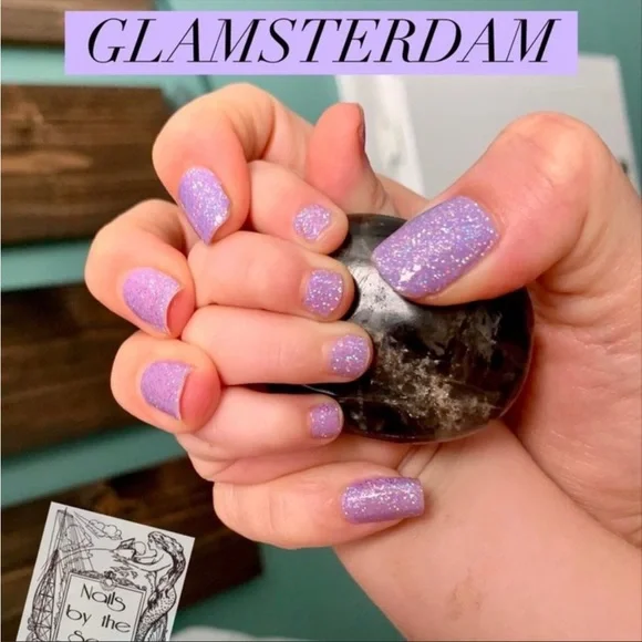 *Retired* Color Street: Glamsterdam | Lavender Purple Sparkle Glitter Spring - Picture 10 of 13